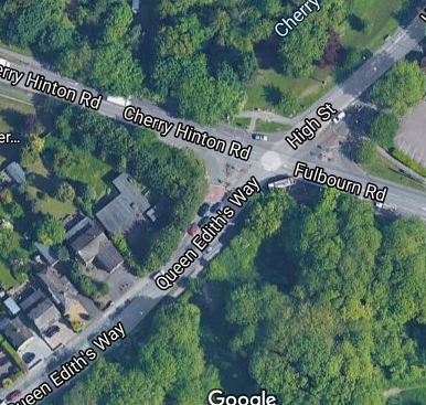 Aerial view of Robin Hood junction
